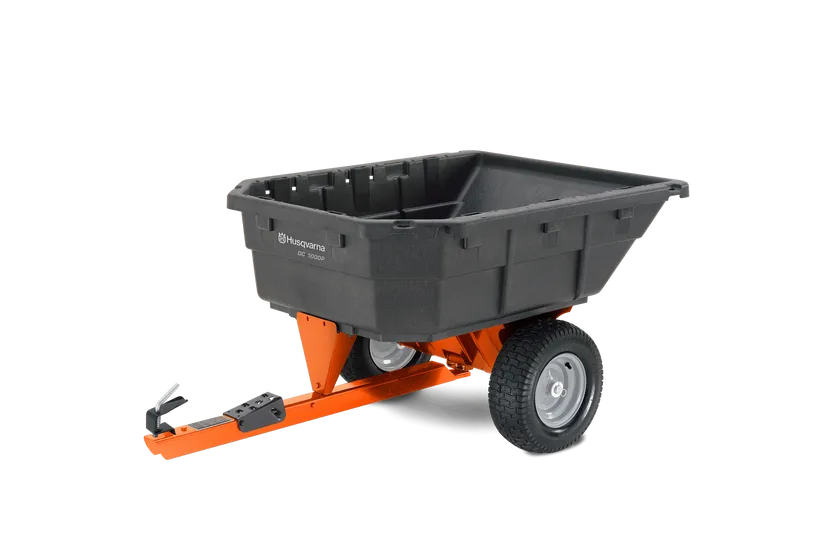 Husqvarna DC1200 12.5 cu. ft. Poly Swivel Utility Dump Cart